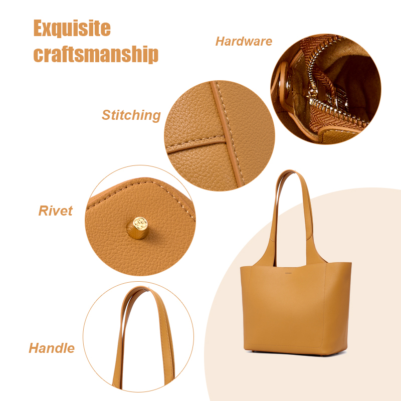 LARGE BROWN FASHION TOTE BAGS FOR WOMEN