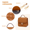PREMIUM BROWN LEATHER CUTE MESSENGER CROSS BODY BAGS FOR WOMEN
