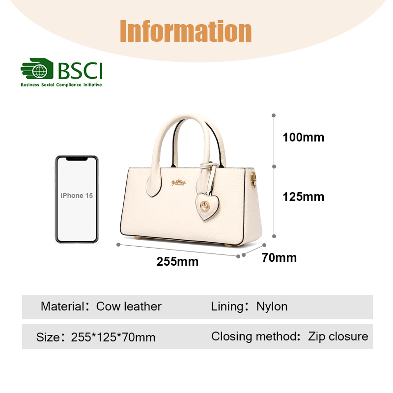 FASHION MINI CASUAL LEATHER SATCHEL FOR LADIES