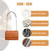 BROWN ENVELOPE LEATHER FASHION CROSS BODY BAGS FOR WOMEN