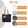 LARGE SOFT GRAIN LEATHER TOTE BAGS FOR WORK AND SCHOOL