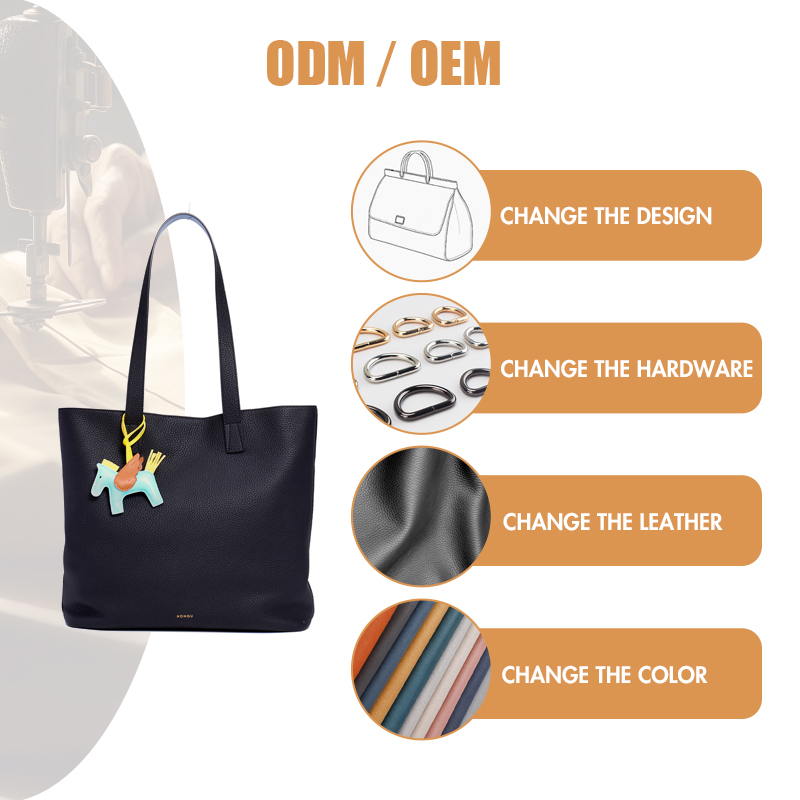 LARGE SOFT GRAIN LEATHER TOTE BAGS FOR WORK AND SCHOOL