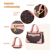 WOMENS FASHION PVC CUTE CASUAL SATCHEL BAGS 