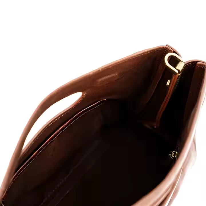 wholesale china high end luxury genuine leather cross-body purse