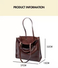 Customized wholesale real leather new large capacity ladies bag fashionable single shoulder pillow bag