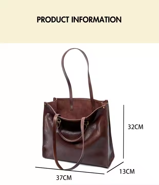 Customized wholesale real leather new large capacity ladies bag fashionable single shoulder pillow bag