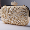 Custom Luxury Gold Wedding Clutch Bags for Women