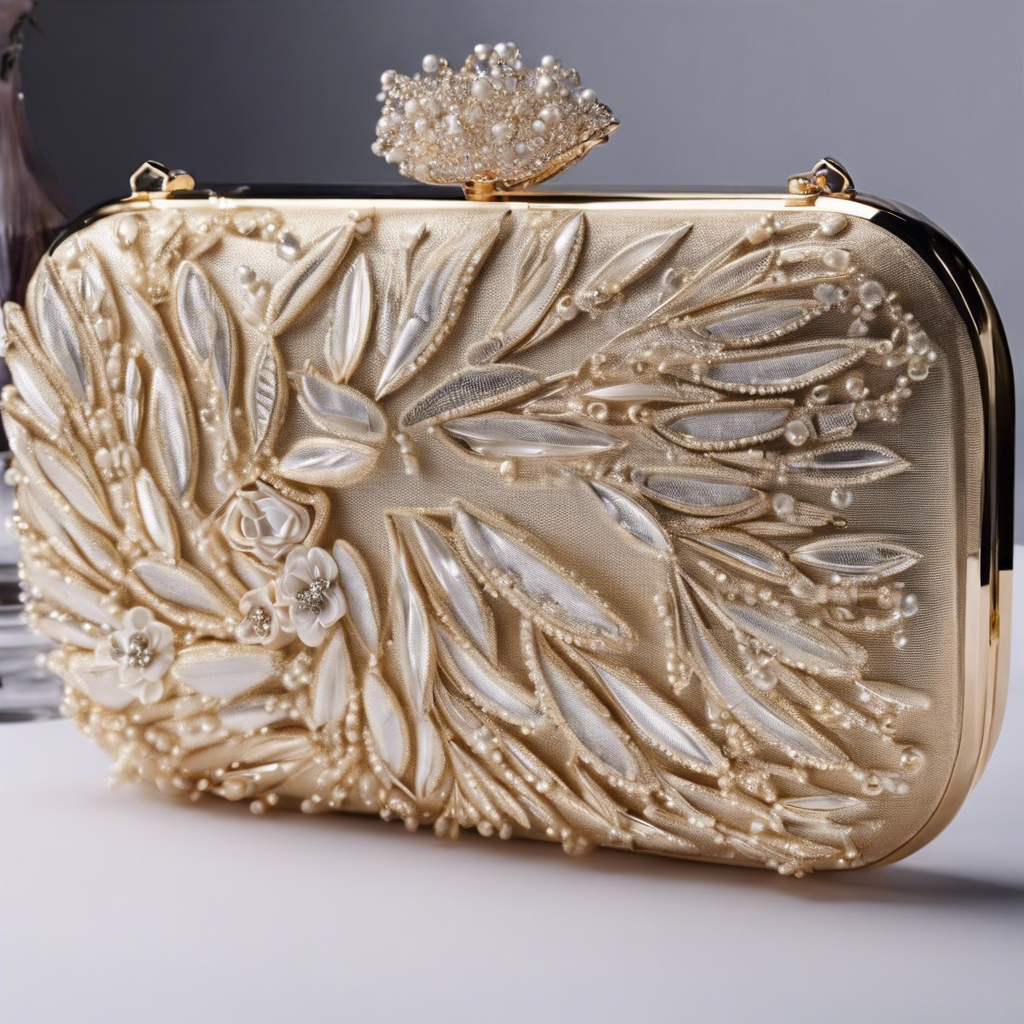 Custom Luxury Gold Wedding Clutch Bags for Women