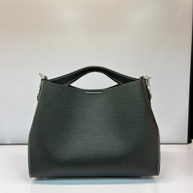 OEM/ODM Elegant Cowhide Square Bucket Crossbody Bag