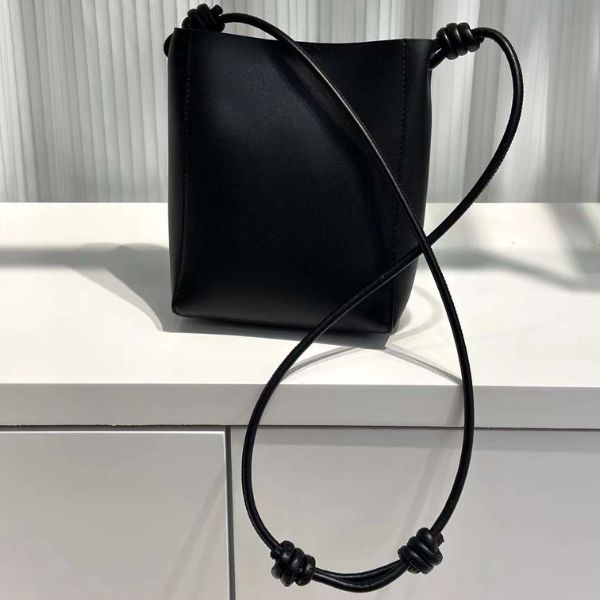Tangle Small Studded Leather Crossbody Bag With Adjustable Shoulder Strap 