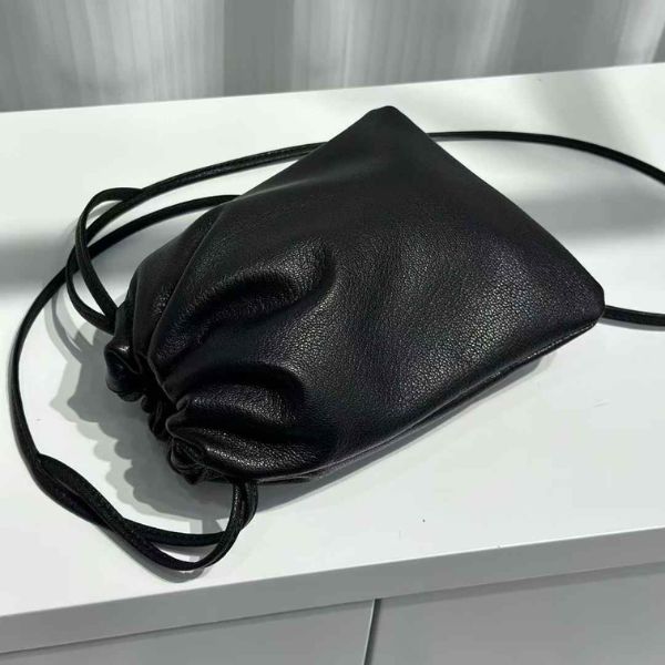 Origami Sling Pouch Soft Genuine Leather Crossbody Bag