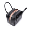 Mini Bowling Handbag Black Square Crossbody Bag for Women