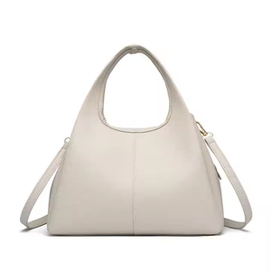 Wholesale High-grade Genuine Leather Women's Shoulder Bag Soft Cowhide Design Croissant Bag Crossbody Moon Bag