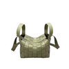 2025 new single shoulder bag female high-end fashion genuine leather woven handbag