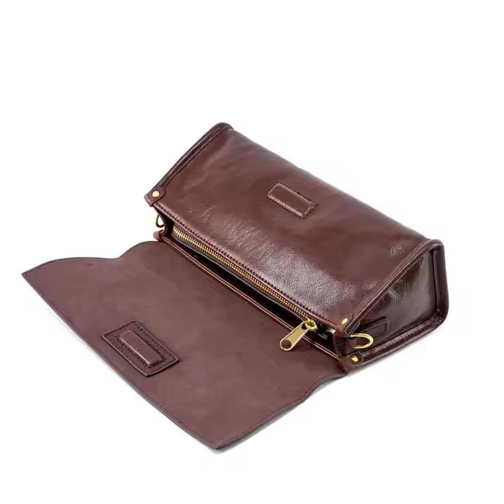Wholesale Customized Small Purses for Trendy Shoulder Bag Vegan Leather Women Handbags with Double Zipper