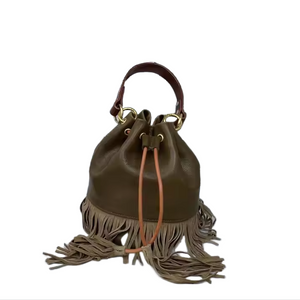 Customized wholesale Retro Pu Leather women Messenger Tote Bag