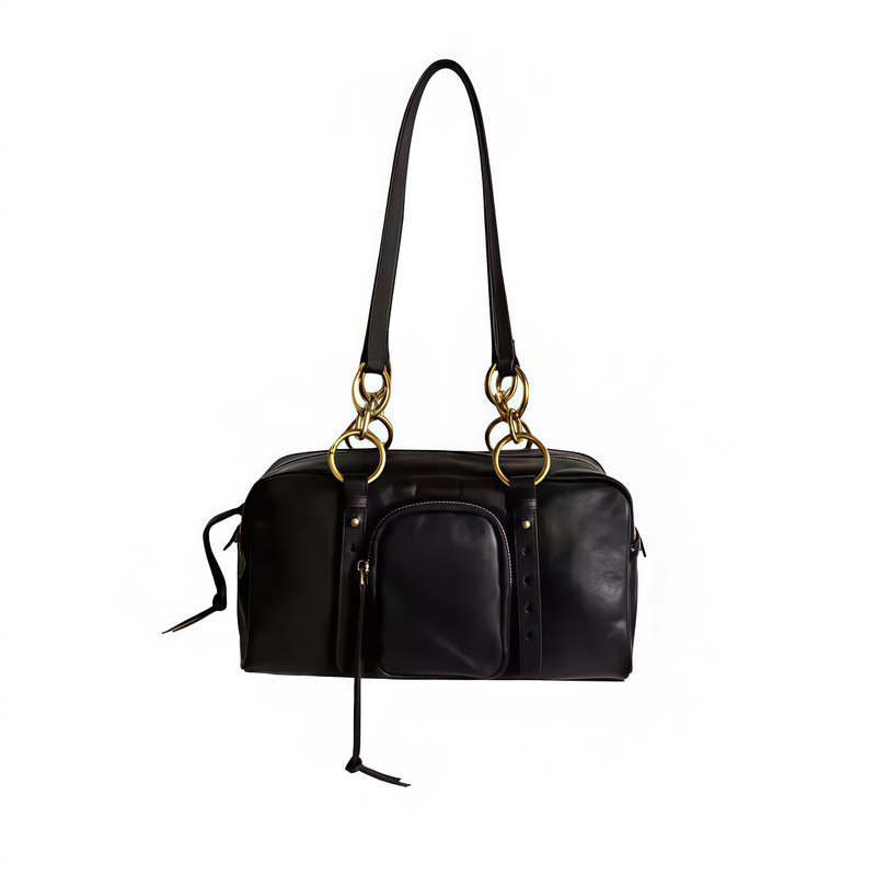 wholesale custom luxury ultra soft genuine leather cross-body bag with Adjustable shoulder strap