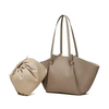 Custom Fashion Top Layer Cowhide Large Capacity Genuine Leather Women's Bat Bag Large Bag Hand-held Wing Tote Bag