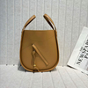 Artisan Cowhide Leather Hammock Slice Tote Bag