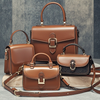Brown Leather Satchel Crossbody Bag for Wholesale