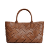 Personalized Genuine Leather Handmade Woven Handbag From China Supplier