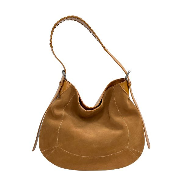 Classic Saddle Bag Large Suede Tote Bag Brown Suede Bag 