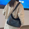  Soft Leather Slouchy Bag Shoulder Purse Black Tote Bag