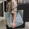 Custom Denim Large Capacity Women's Bag Shoulder Bag Commuter Tote Bag