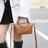 Natural Cowhide Drawstring Nine West Handbags With Bubble Pattern