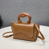 Crafted Sheep Leather Woven Crossbody Bag