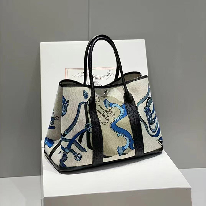 Graffiti Canvas Patchwork Tote Bag Single-Shoulder Crossbody Handbag