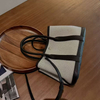 Canvas Tote Bag with Leather Handles Handbag