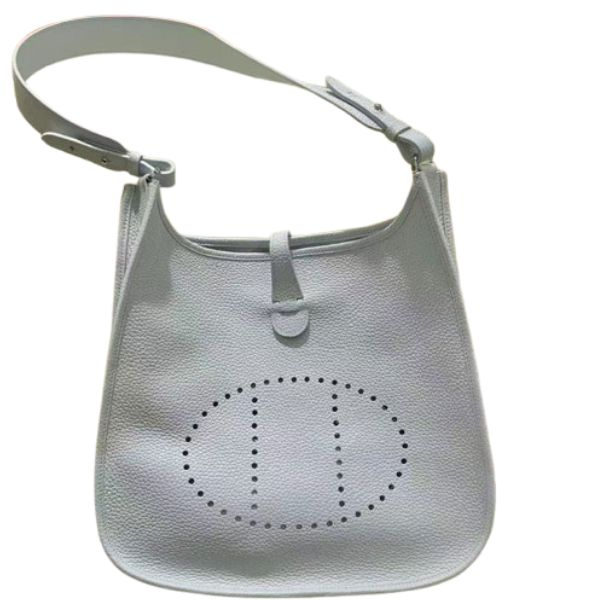 Women Simple Mini Crossbody Handbag with Hollow Letter Design
