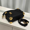 Soft Square Trunk Tote Purse with Crossbody Strap