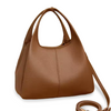 Wholesale High-grade Genuine Leather Women's Shoulder Bag Soft Cowhide Design Croissant Bag Crossbody Moon Bag