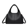 Wholesale High-grade Genuine Leather Women's Shoulder Bag Soft Cowhide Design Croissant Bag Crossbody Moon Bag