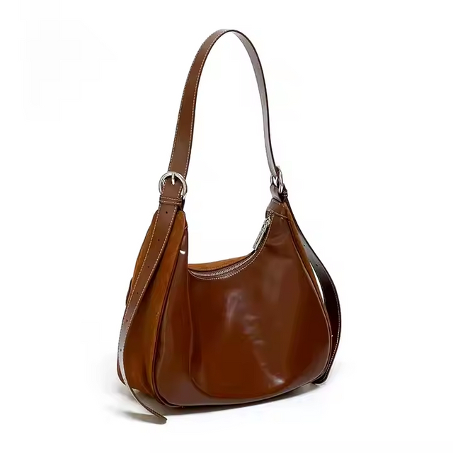 China designer custom most popular luxury cowhide leather lady bags for office women