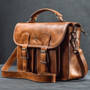 Custom Leather Crossbody Satchel Bags with Zipper And Flap