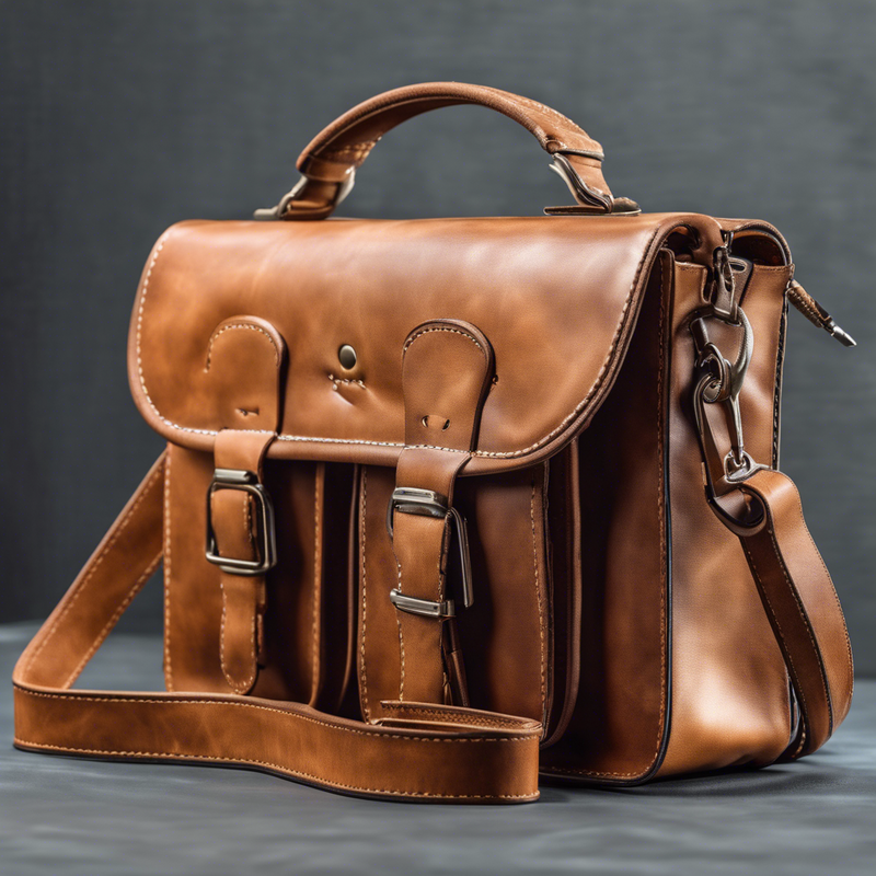 Custom Leather Crossbody Satchel Bags with Zipper And Flap