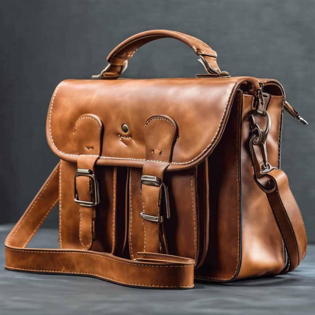 Custom Leather Crossbody Satchel Bags with Zipper And Flap