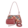  Customization Women's Genuine Leather Woven Shoulder Bag, Women's Crossbody Bag, Colorful Handbag
