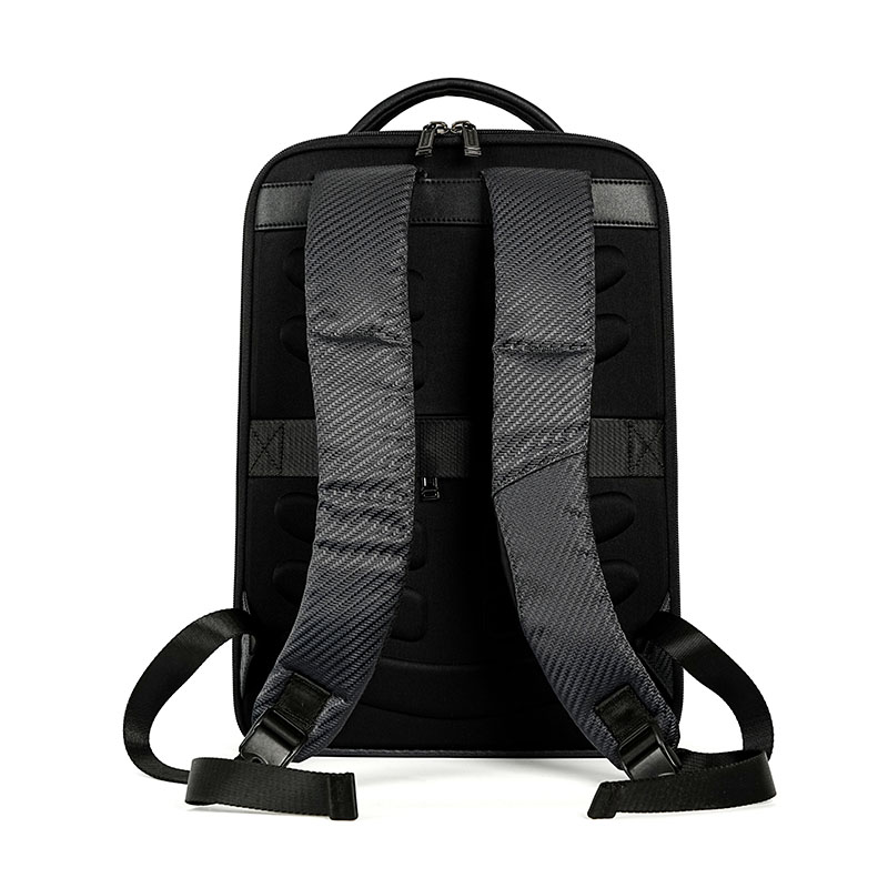 Customization Cowhide With Oxford Cloth Travel Durable Laptop Business Backpack for Men