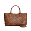 Personalized Genuine Leather Handmade Woven Handbag From China Supplier