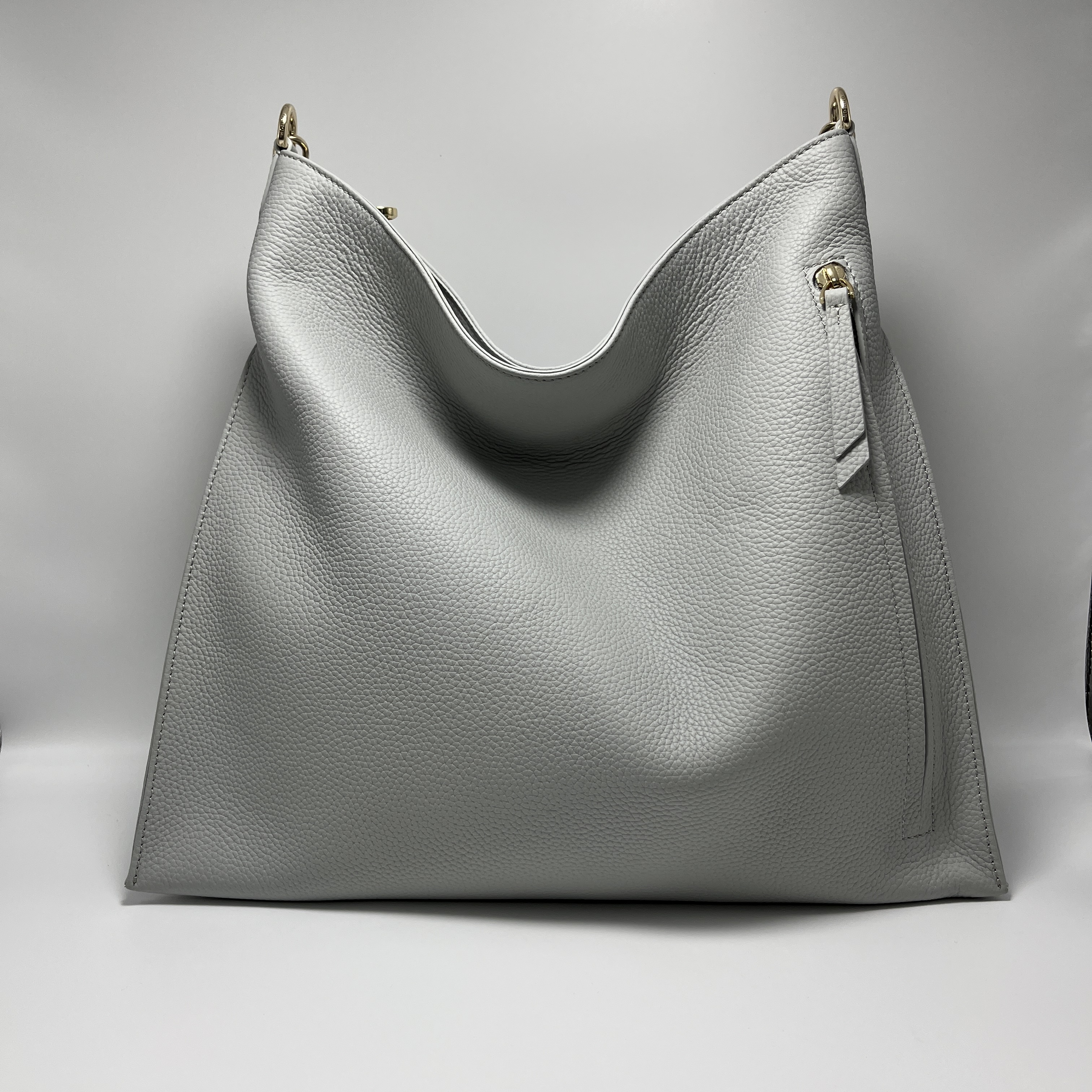 Custom Hobo Shoulder Bag Purse Handbag with Top Leather