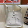 Women Simple Mini Crossbody Handbag with Hollow Letter Design