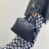 Custom Boston Blue Hands Bag Leather Totes Bag