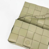 Custom Sheep Leather Handwoven Flap Crossbody Bag