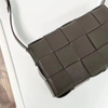 Custom Sheep Leather Handwoven Flap Crossbody Bag