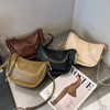 Top Layer Cowhide Women's One-shoulder Crossbody Classic Shell Bag