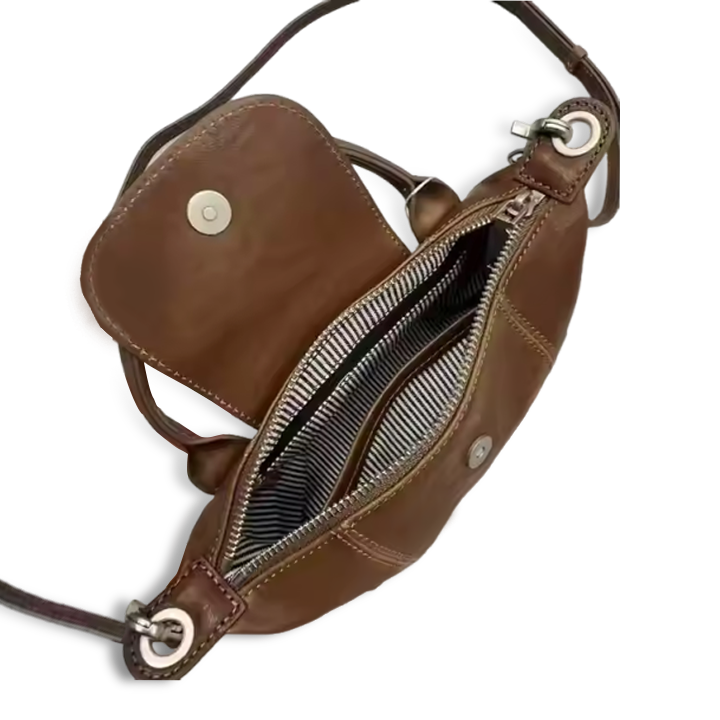 Custom New Mini Leather Dumpling Bag Single Handle Handbag Single Shoulder Messenger Bag Cosmetic Bag Coin Purse